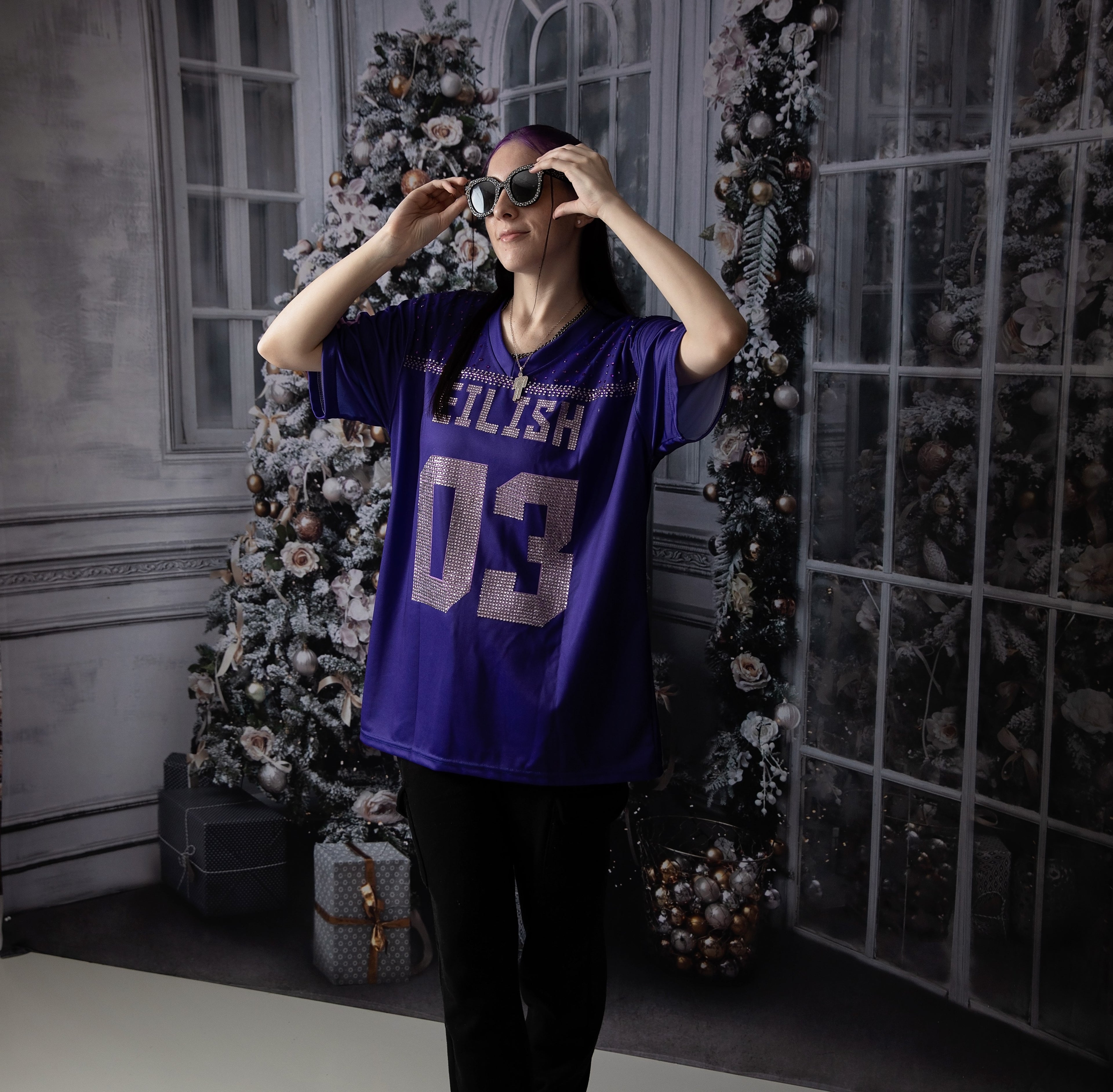 Purple Eilish 03 jersey