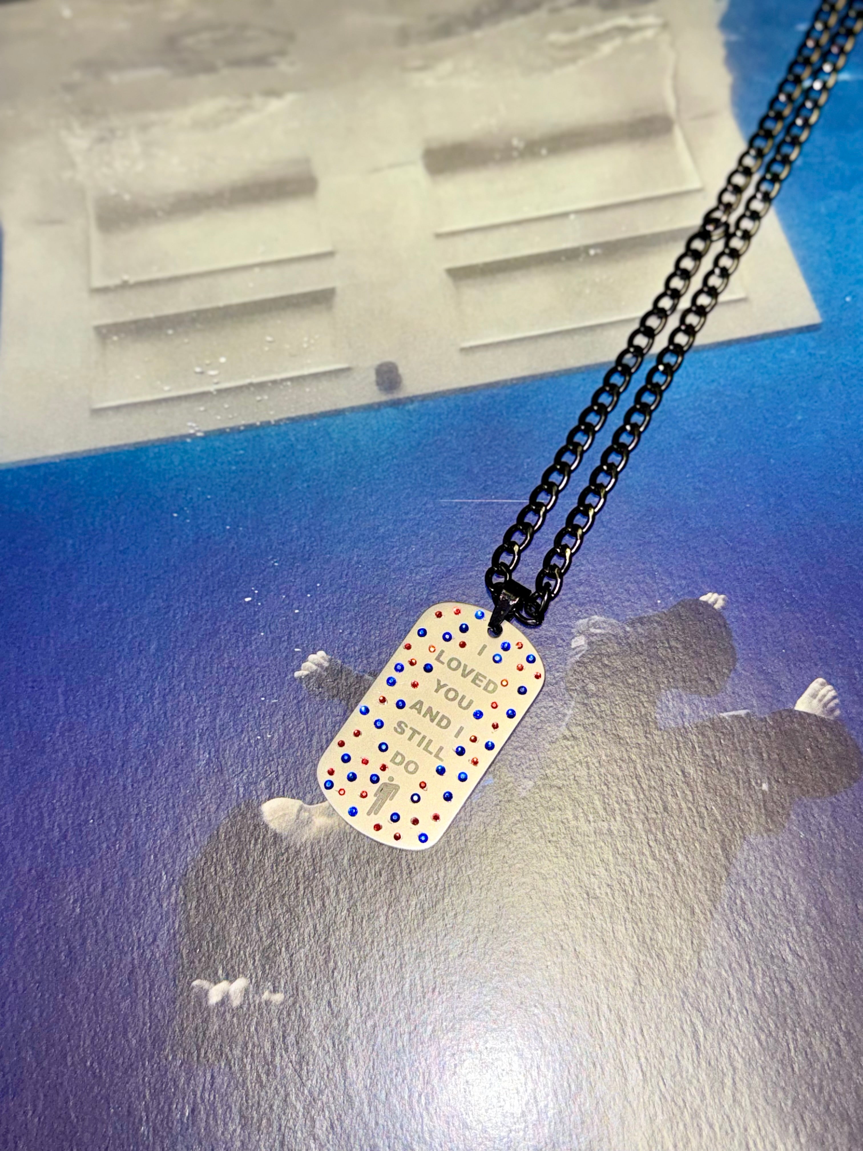 i loved you EILISH necklace