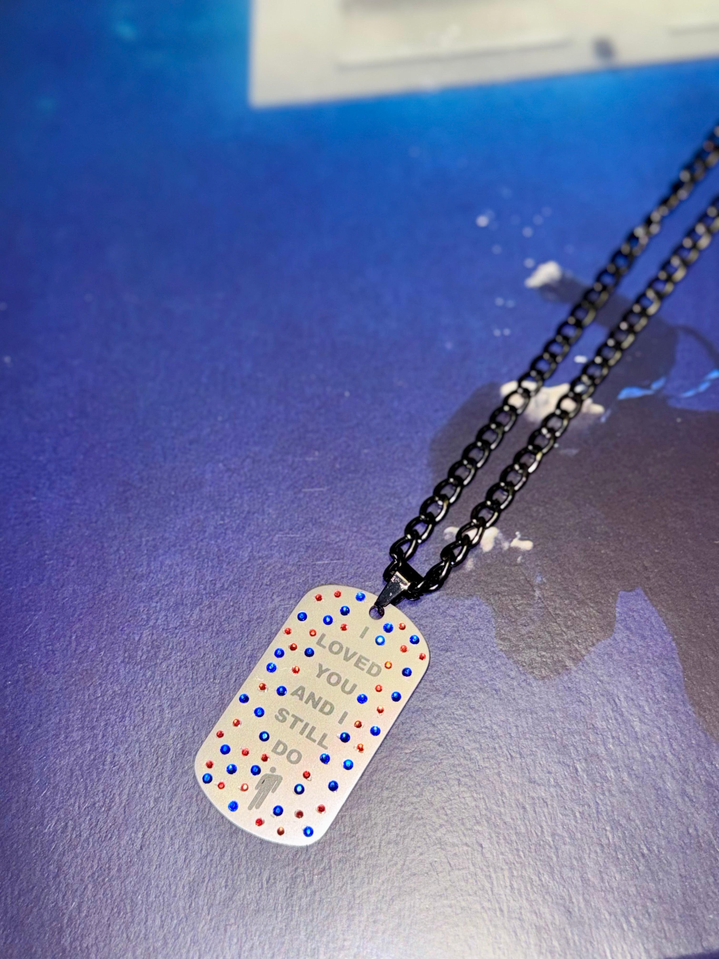 i loved you EILISH necklace