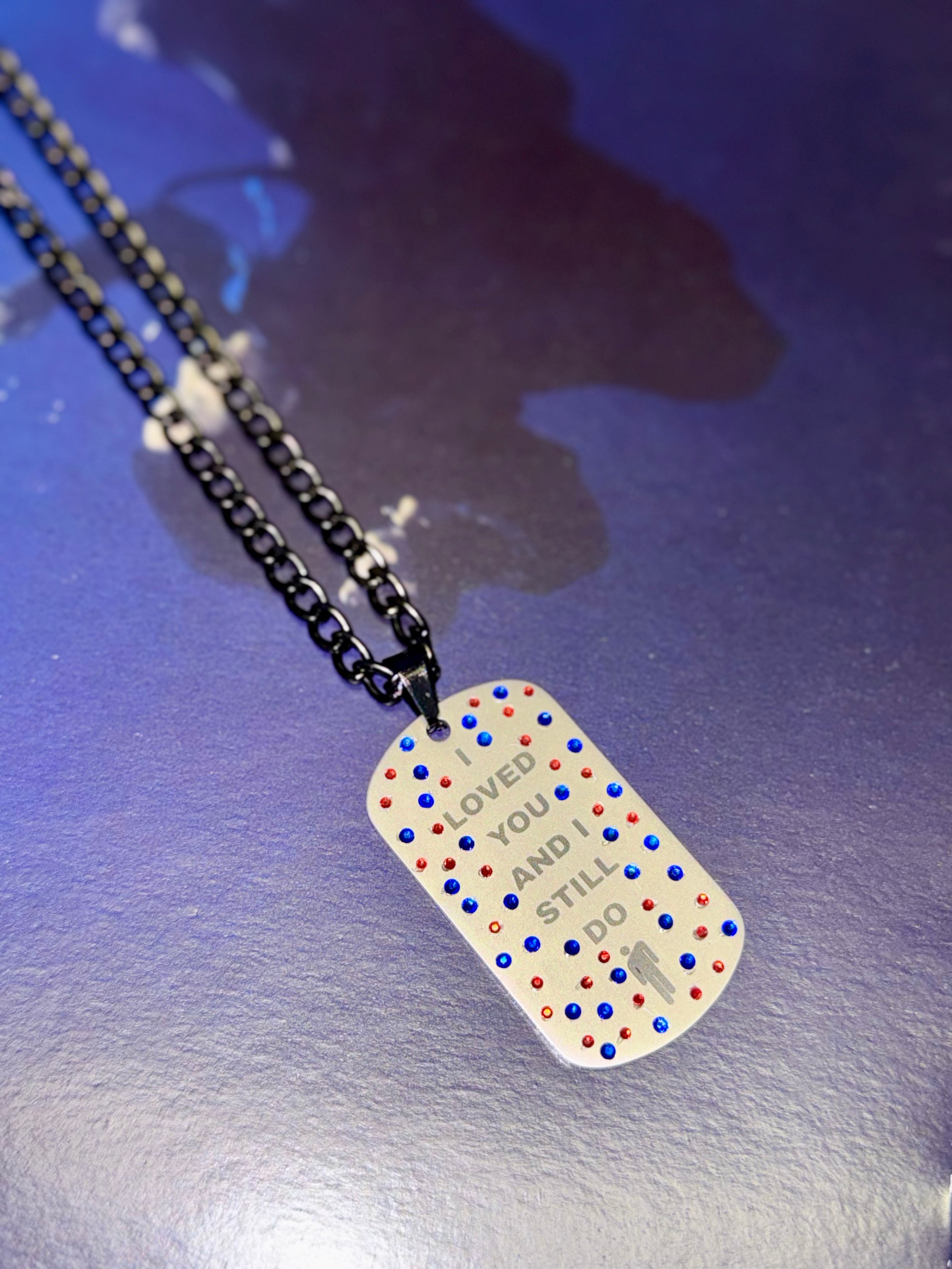 i loved you EILISH necklace