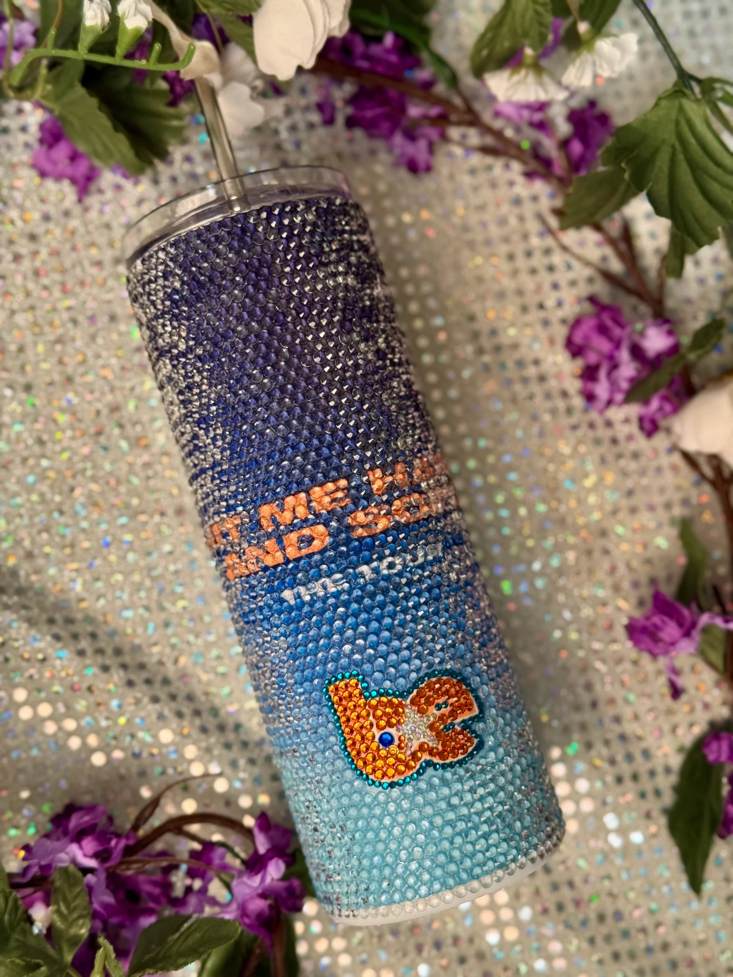 Hard and Soft “BE” rhinestone 20oz tumbler