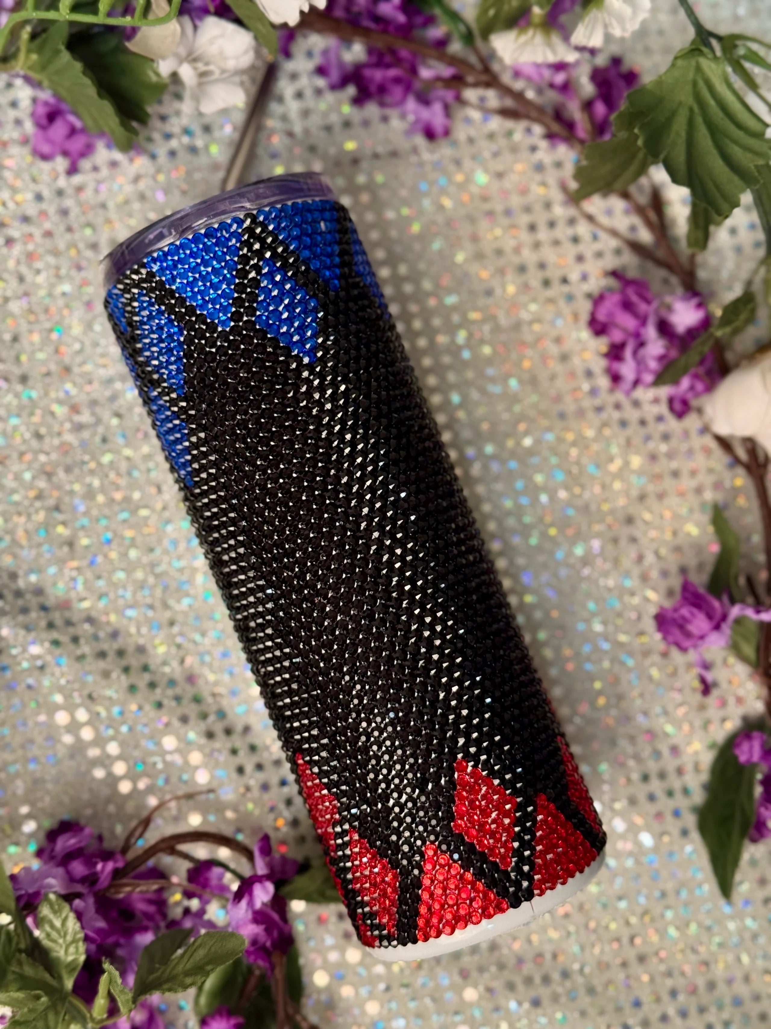 Hard and Soft 20oz rhinestone tumbler