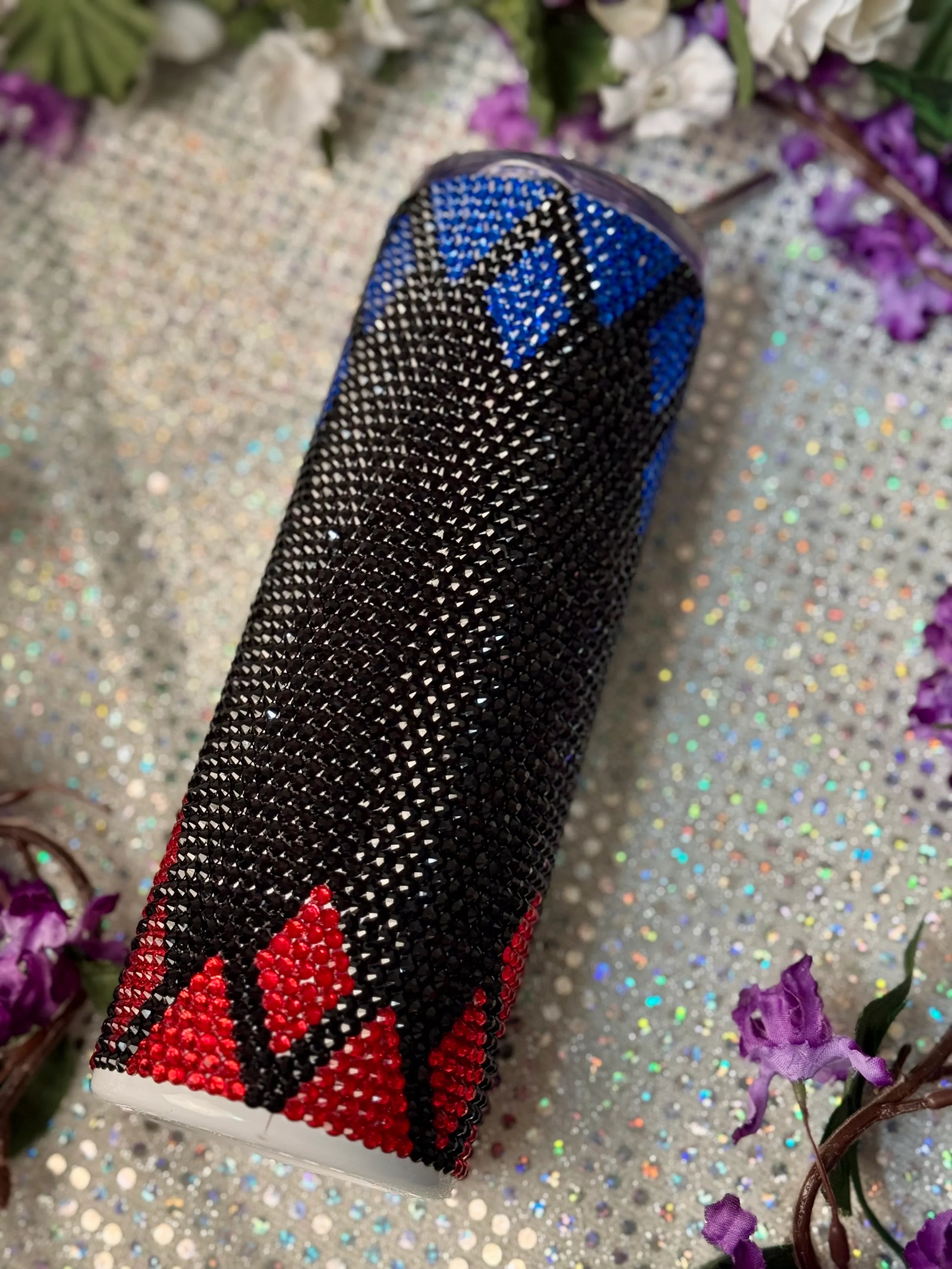 Hard and Soft 20oz rhinestone tumbler