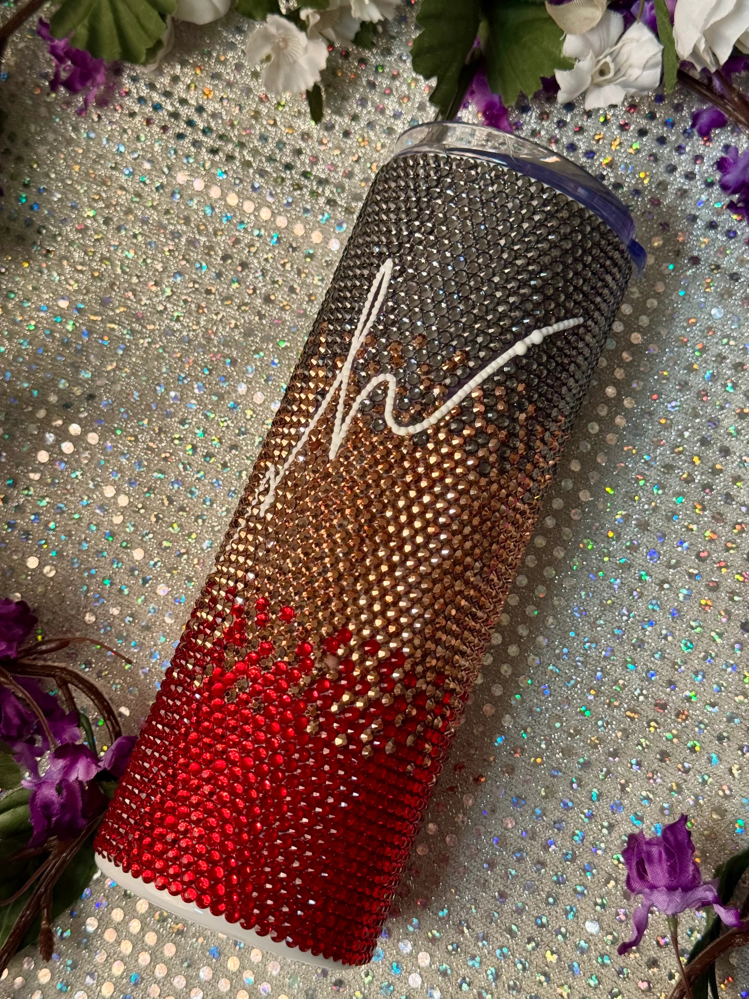 Eilish rhinestone 20oz tumbler