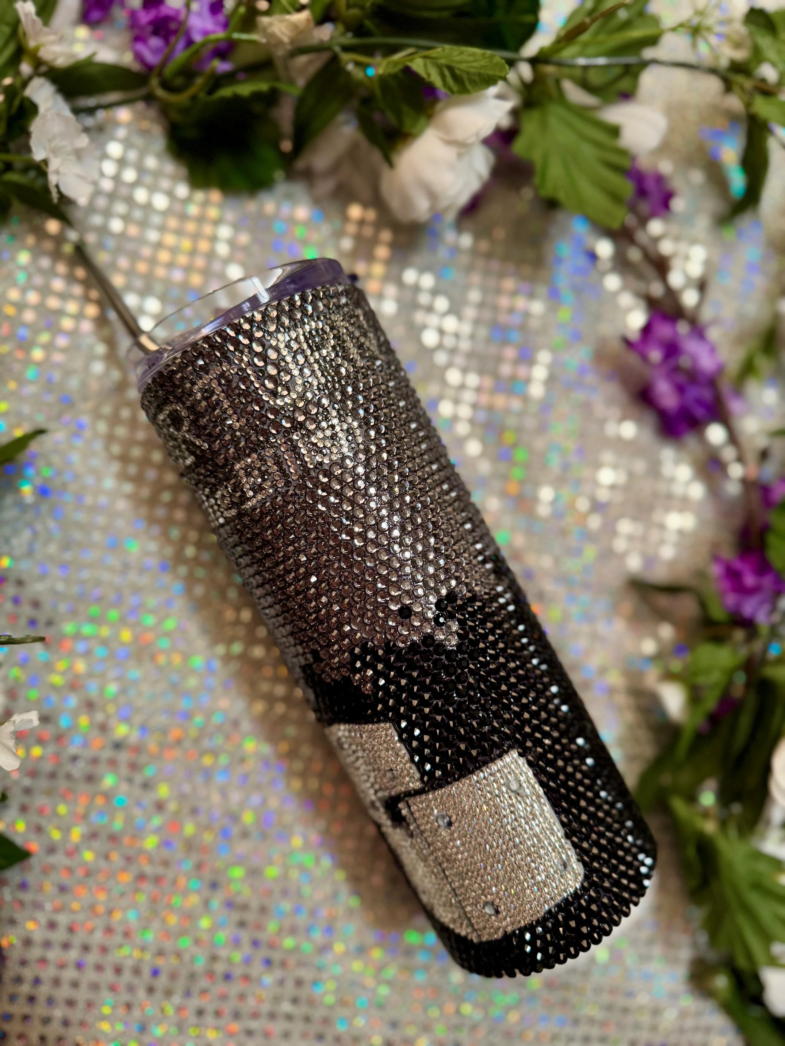 Your turn eilish rhinestone 20oz tumbler